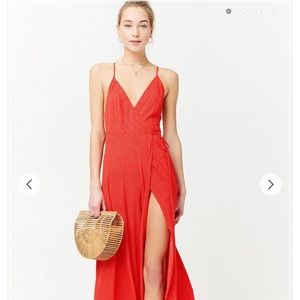 Red and White Maxi Forever21 M